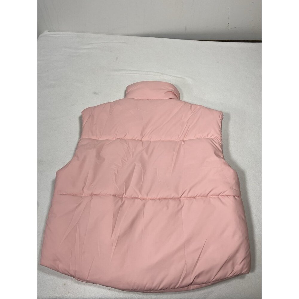 Kult Different Pink Puffer Vest Certified Battle Tested Size Large Streetwear - Picture 2 of 9